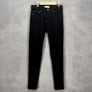 Principle Jeans Womens 27 Black Skinny Mid Rise‎ Denim Innovators